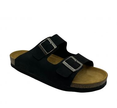 Polmar® Klapki Skórzane na Korku